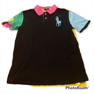 Polo Ralph Lauren Polo Color Block T-Shirt Boys Size L